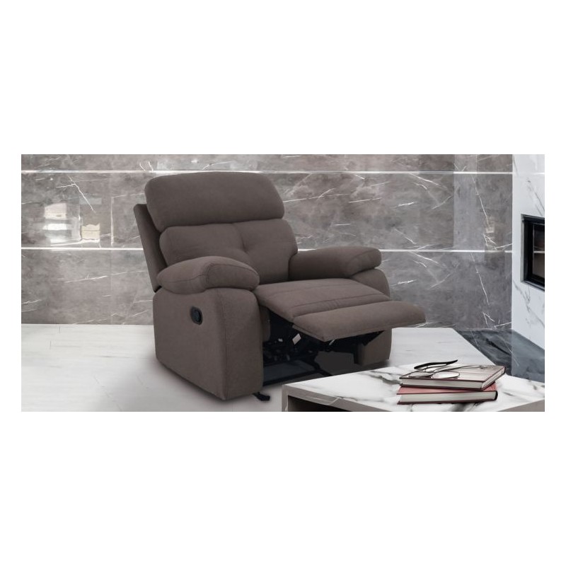 Sillón Reclinable con Mecedora Toronto Café