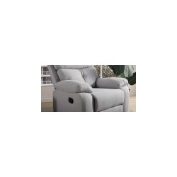 Sillón Reclinable con Mecedora Toronto Gris