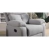 Sillón Reclinable con Mecedora Toronto Gris