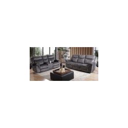 Sala Con Reclinable Twin Falls Gris